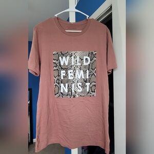 Wildfang Women's Mauve Graphic Tee